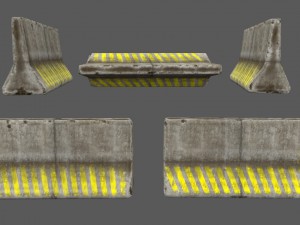 barrier set 3 3D Модель