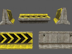 barrier set 3 3D Модель