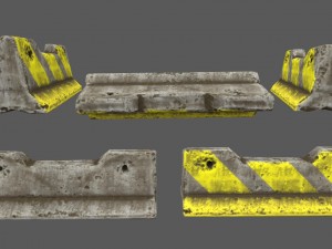 barrier set 3 3D Модель