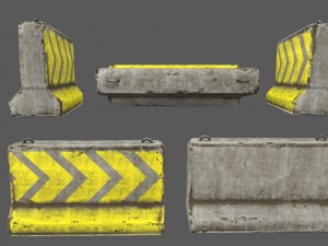 barrier set 3 3D Модель