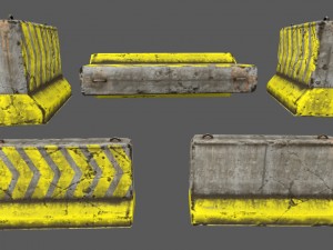 barrier set 2 Modèle 3D