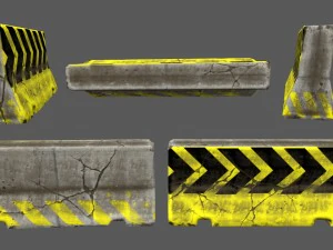 barrier set 2 3D Model