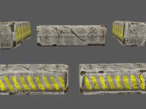 barrier set 2 3D Model