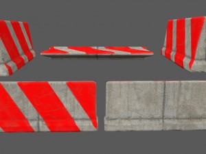 barrier set 2 Modèle 3D