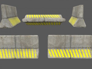 barrier set 2 Modèle 3D