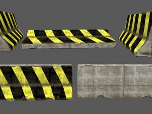 barrier set 2 Modèle 3D