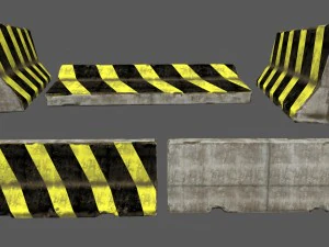 barrier set 2 3D Model