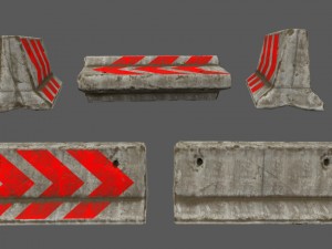 barrier set 2 Modèle 3D