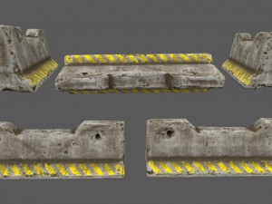 barrier set 2 Modèle 3D