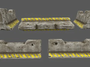 barrier set 2 3D Model