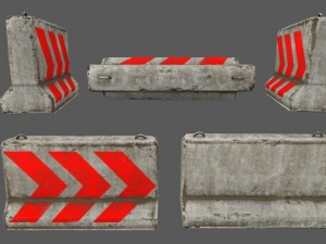barrier set 2 Modèle 3D