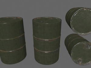 barrel set Modelo 3D