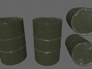 バレルセット 3Dモデル