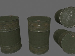 barrel set Modelo 3D
