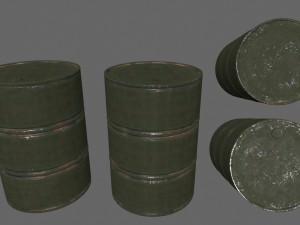 barrel set Modelo 3D
