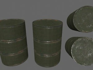 バレルセット 3Dモデル