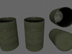 バレルセット 3Dモデル