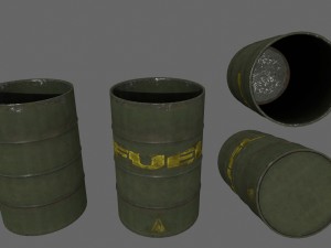 fuel tanker set Modelo 3D
