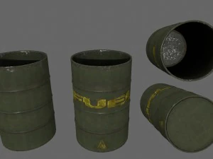 fuel tanker set 3D Model