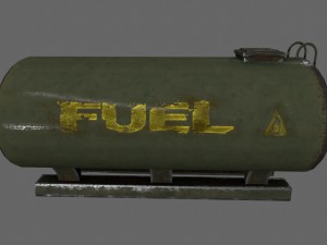 fuel tanker set Modelo 3D