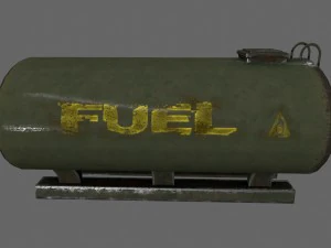 fuel tanker set 3D Model