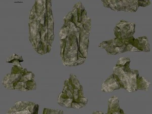 rochas do penhasco Modelo 3D