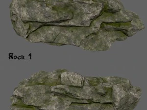 cliff rocks 3D Model
