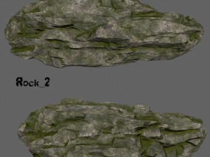 cliff rocks Model 3D