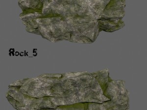 cliff rocks Model 3D