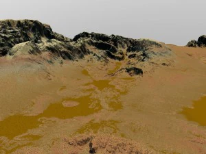 mars terrain 3D Model