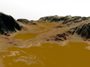 mars terrain Modello 3D