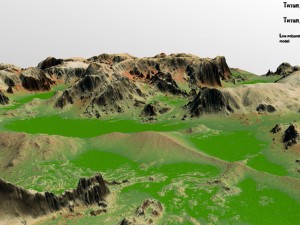 terrain 3D मॉडल