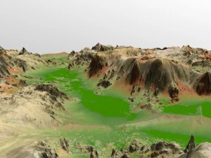 terrain 3D Model