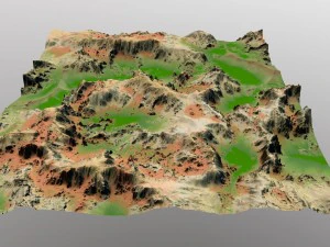 terrain 3D Model