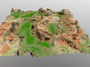 terrain 3D Model