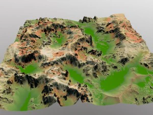 terrain 3D Model