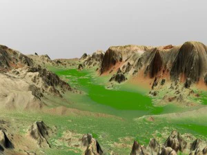 terrain 3D Model