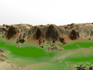 terrain 3D Model