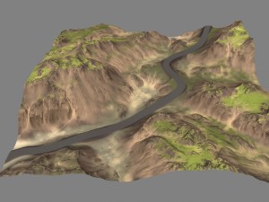 terrain road 3D Model