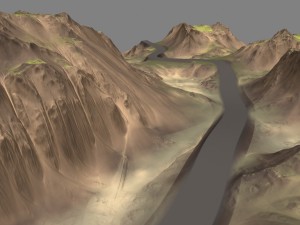 terrain road 3D Model