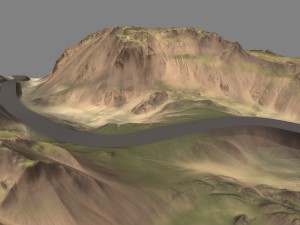 terrain road 3D Model