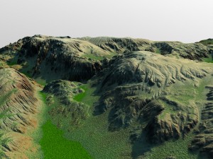 terrain Modèle 3D