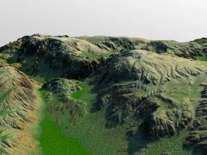 terrain 3D Model