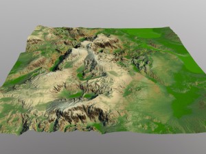 terrain Modèle 3D