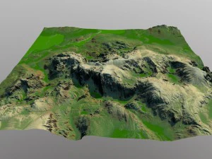 terrain 3D Model