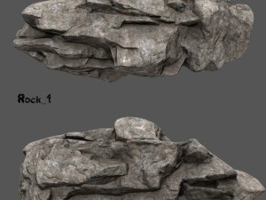 desert rocks Modelo 3D