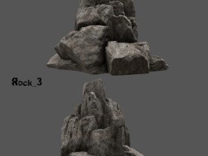 desert rocks Modelo 3D