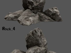 desert rocks 3D Model