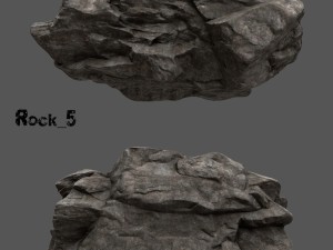 desert rocks Modelo 3D