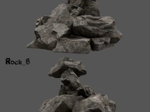 desert rocks 3D Model